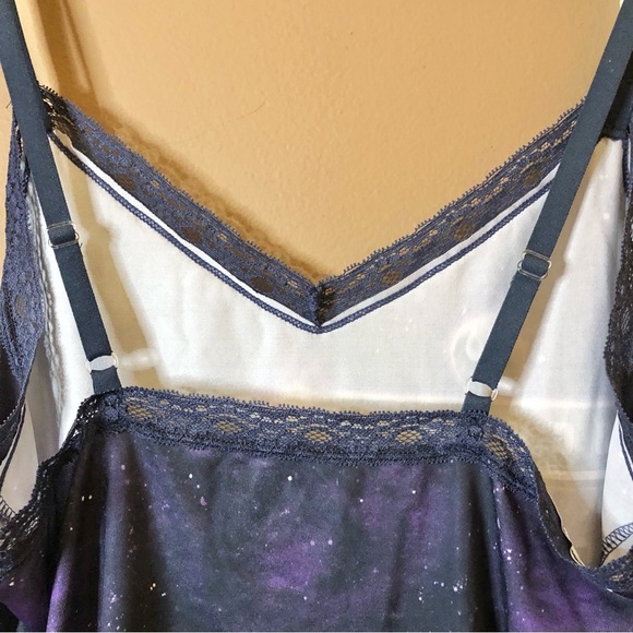 Star Wars Rogue One Lace Trim Cami Tank Top Purple Medium - Picture 3 of 5